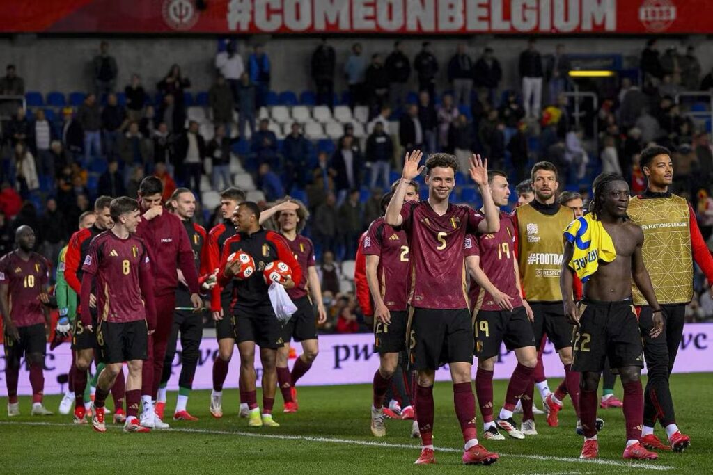 La Belgique se maintient dans le groupe A de la Ligue des nations