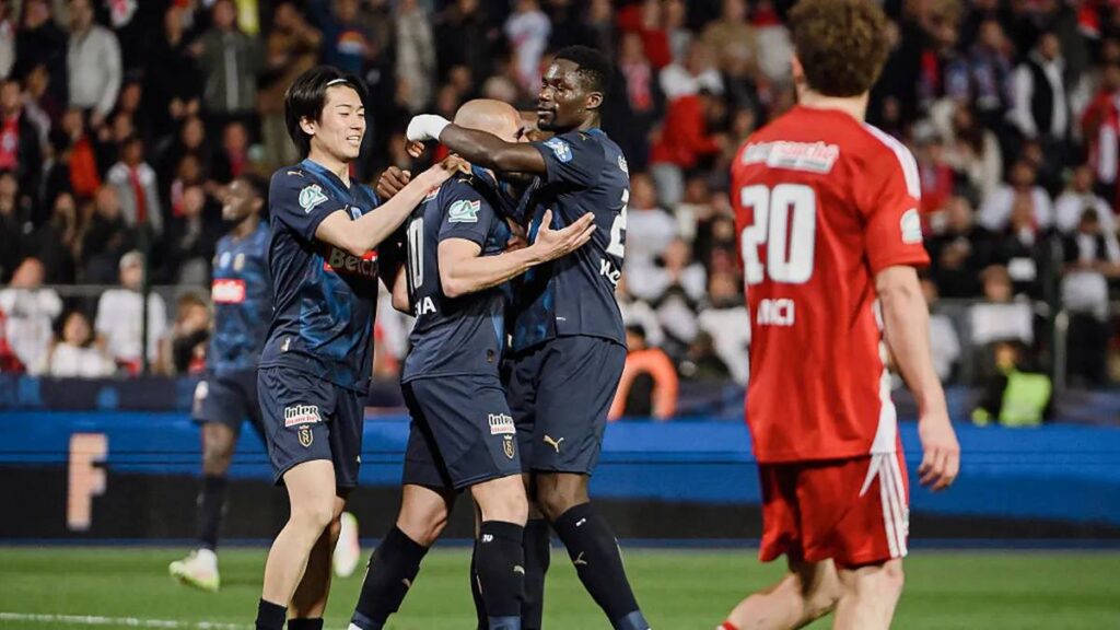 COUPE DE FRANCE I REIMS MET FIN AU RÊVE DE CANNES (1-2) AVEC DES BUTS D'IBRAHIM ET DE TEUMA ET REJOINT LE PSG En Finale