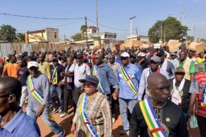l’opposition centrafricaine vent debout contre le troisième mandat de Touadéra.